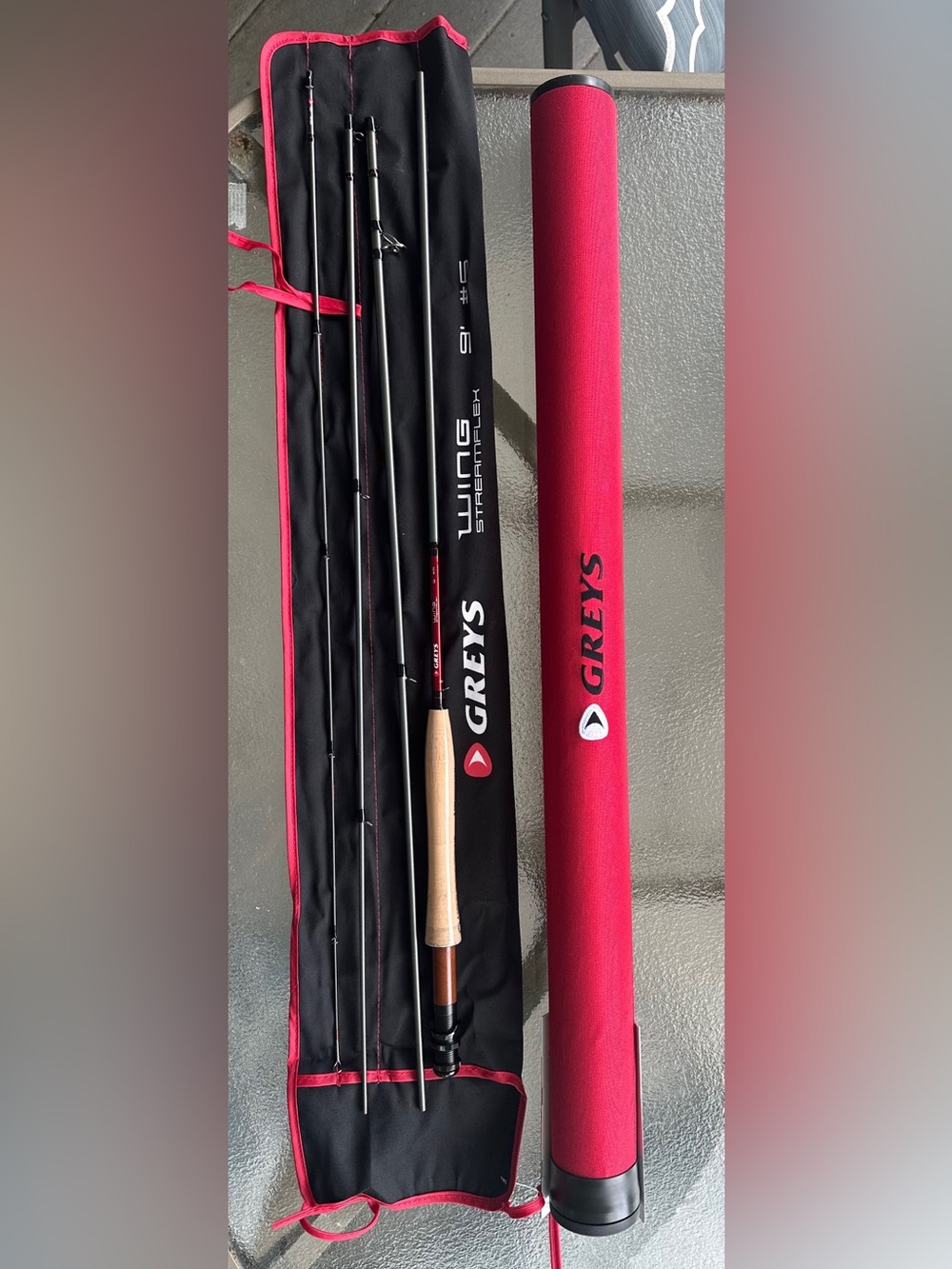 Greys Wing Stremflex 9’ 6wt fly fishing rod NEW